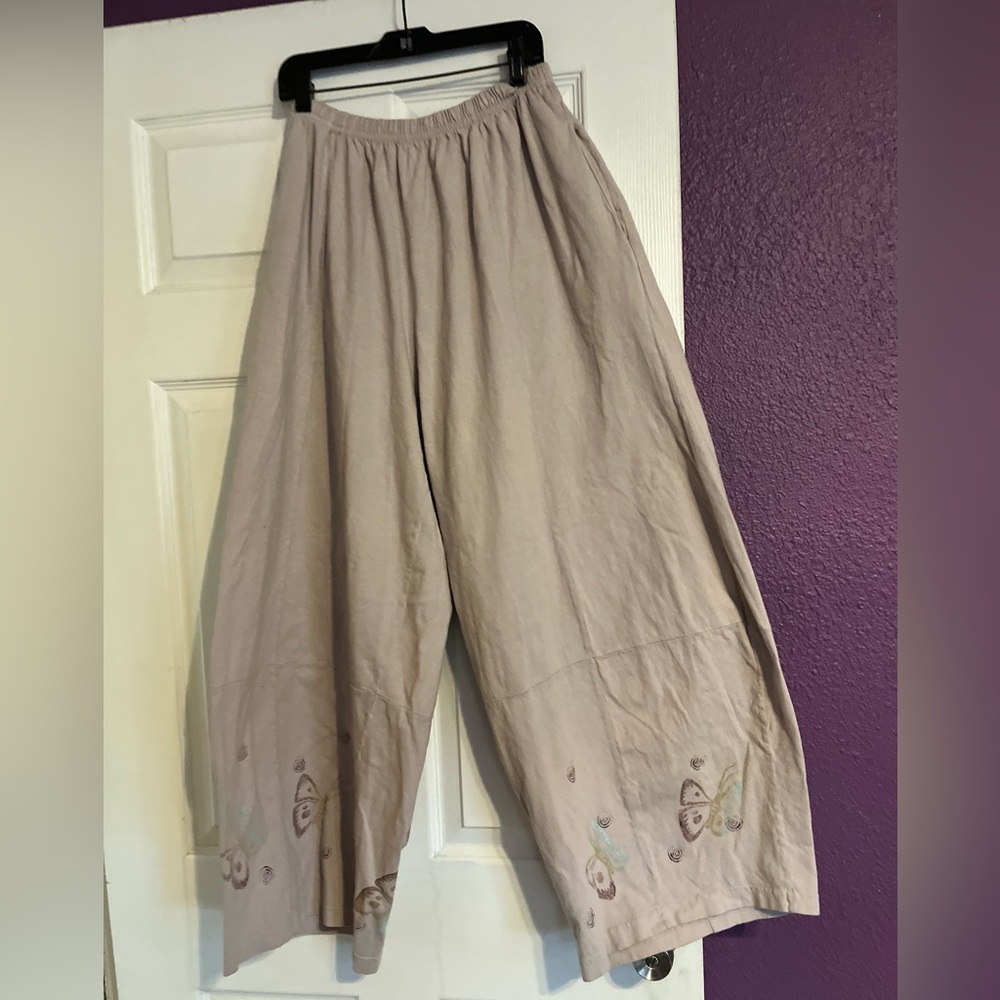 Blue Fish women’s vintage Lagenlook pants size 1